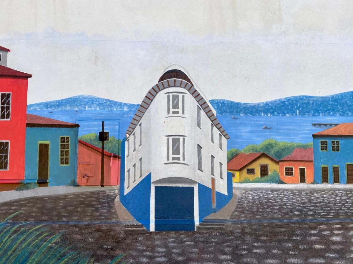 Hostal Lala Portena Vista Al Mar, Bano Privado Y Desayuno Valparaíso Eksteriør billede